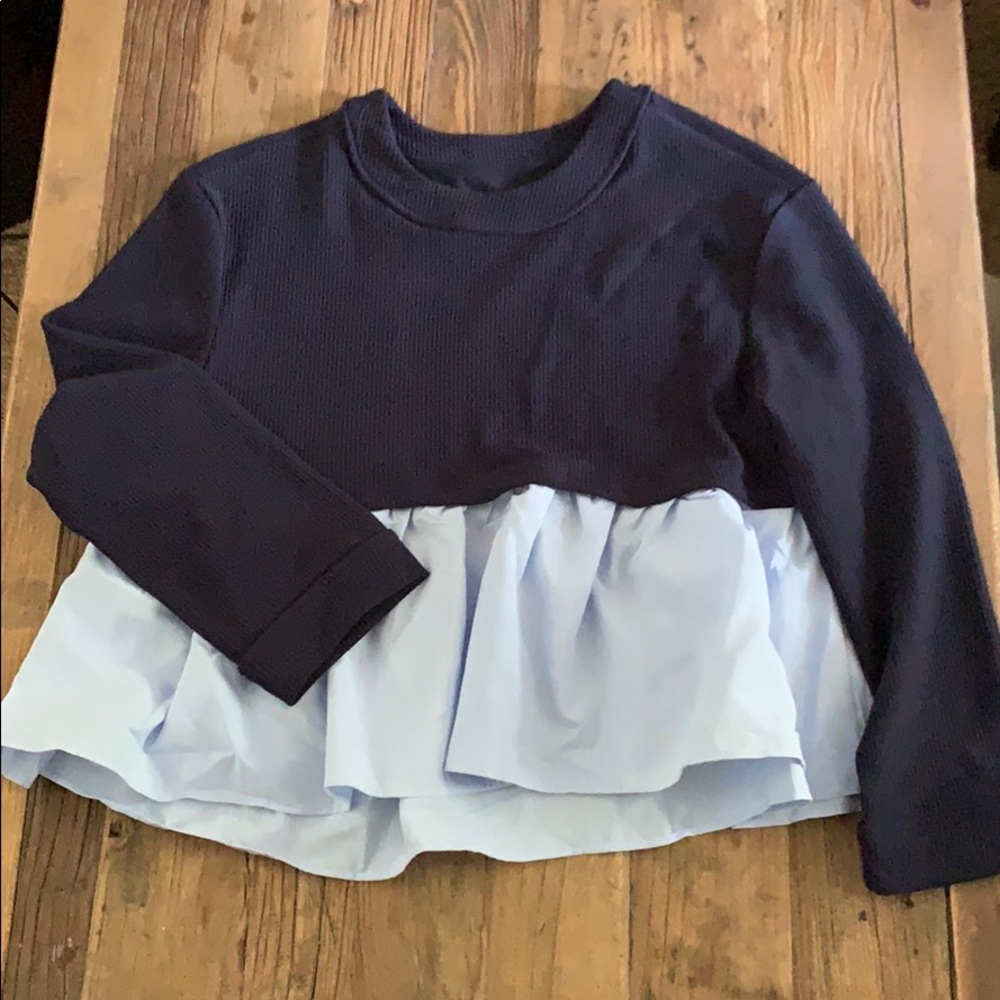 Navy Long Sleeve top